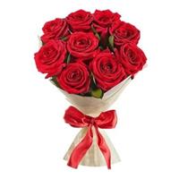 Wonderful bouquet of 9 red roses