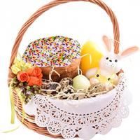 Delicate basket for Easter