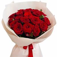 Bouquet of 19 red roses