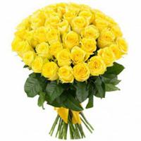Букет из 41 жёлтой розы