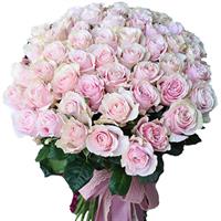 Bouquet of 41 pink roses