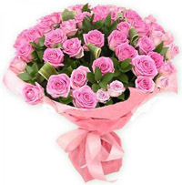Chic bouquet of 51 roses